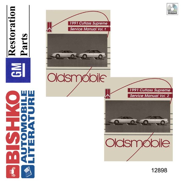 1991 Oldsmobile Cutlass Supreme Factory Shop Service Manual
