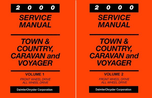 2000 Chrysler Town & Country, Caravan, Voyager Factory Shop Service Manual