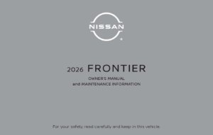 2026 Nissan Frontier Owner's Manual