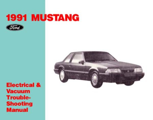 1991 Ford Mustang EVTM Wiring Diagrams Manual