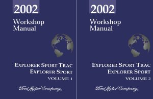 2002 Ford Truck Explorer Sport, Explorer Sport Trac Factory Shop Service Manual