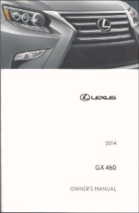 2014 Lexus GX 460 Owner's Manual