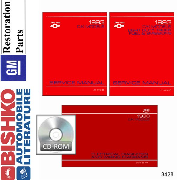 1993 Chevrolet Truck C10, C20, C30, K10, K20, K30 Factory Shop Service Manual