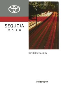 2020 Toyota SEQUOIA Owner's Manual