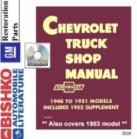 1948-53 CHEVROLET Light Duty Truck Body, Chassis & Electrical Service Manual sample image
