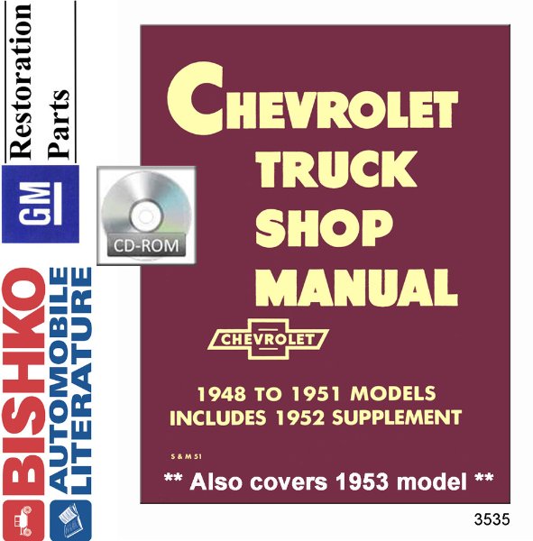 1948–1953 Chevrolet Truck All Models Factory Shop Service Manual
