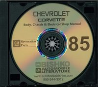1985 CHEVROLET CORVETTE Body, Chassis & Electrical Service Manual sample image