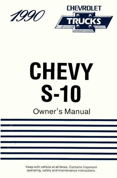 1990 Chevrolet Silverado 1500, Silverado 2500, Silverado 3500 Owner's Manual