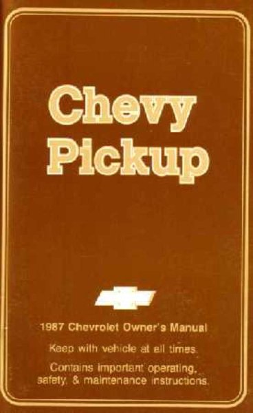 1987 Chevrolet Forward Control Truck Owner's Manual