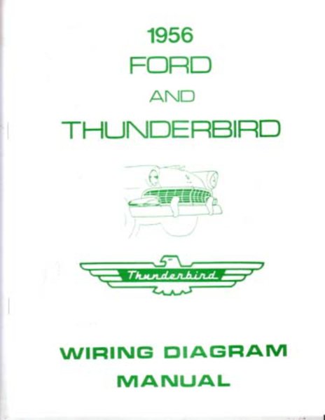 1956 Ford All Models Wiring Diagrams Manual