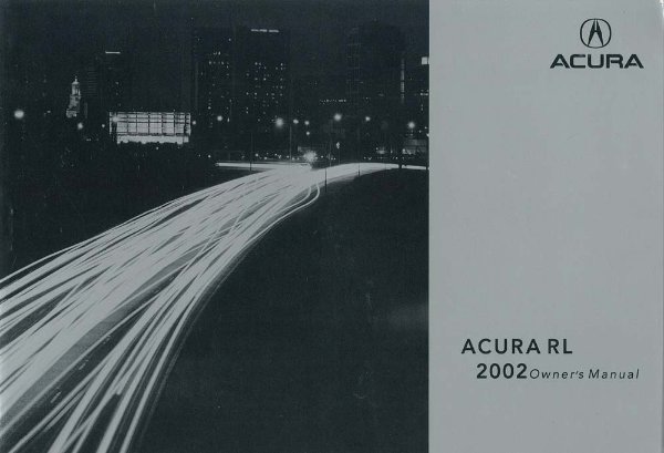 2002 Acura RL Owner's Manual