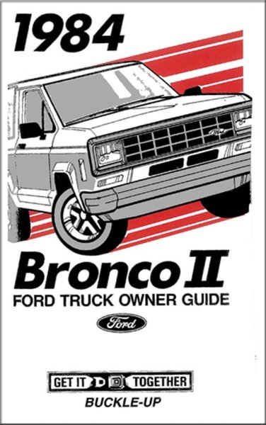 1984 Ford Bronco II Owner's Manual