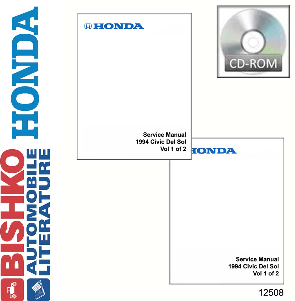 1994 Honda Civic Del Sol Factory Shop Service Manual