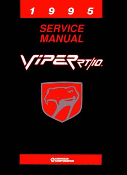 1995 Dodge Viper RT/10 Factory Shop Service Manual