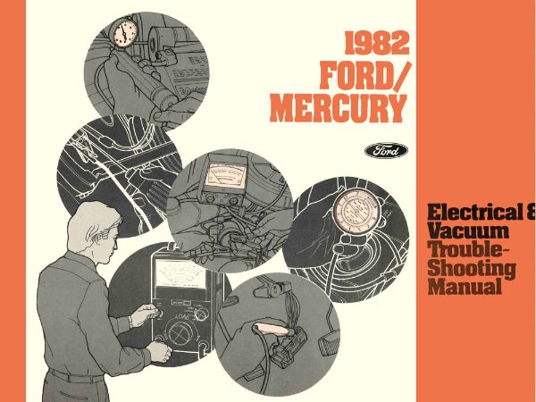 1982 Ford Ford, Mercury Wiring Diagrams Manual