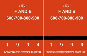 1994 Ford Medium, Heavy Duty Truck Factory Shop Service Manual