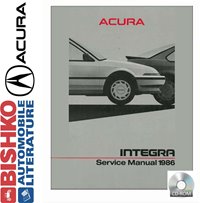 1986 ACURA INTEGRA Body, Chassis & Electrical Service Manual