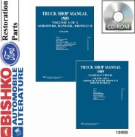 1989 Ford Truck Aerostar, Bronco II, Ranger Factory Shop Service Manual sample image