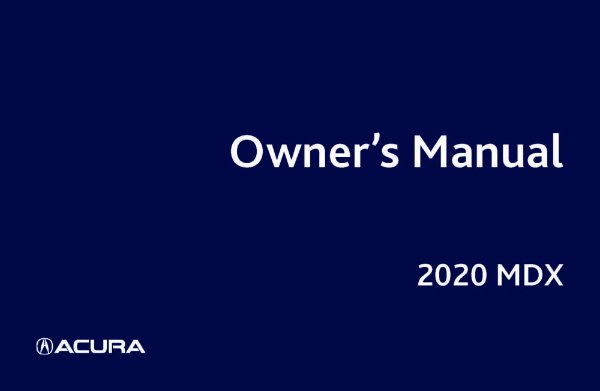2020 Acura MDX Owner's Manual