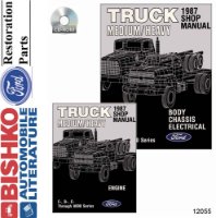1987 Ford Med Duty Heavy Duty Shop Service Repair Manual PDF sample image