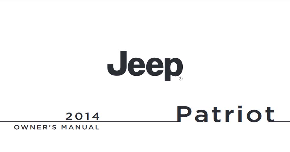 2014 Jeep Patriot User plus Owners Manual DVD Operator Book