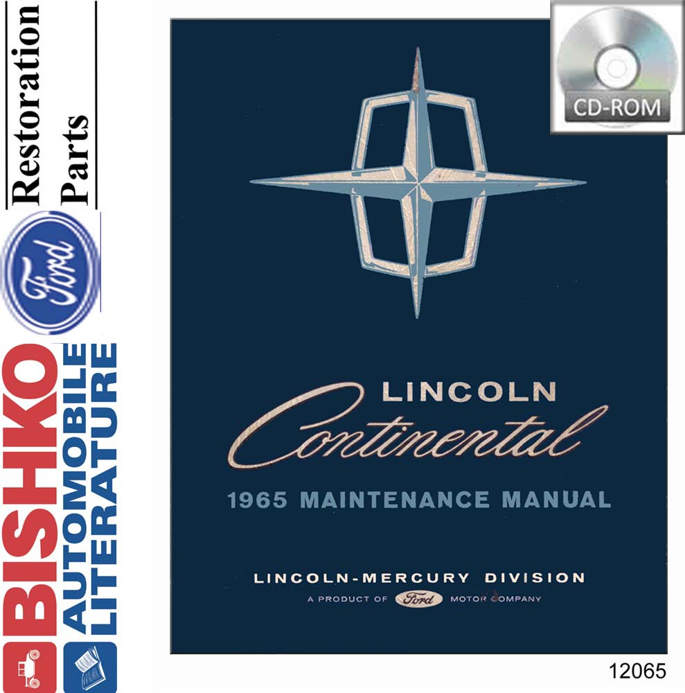 1965 LINCOLN Full Line Body, Chassis & Electrical Service Manual