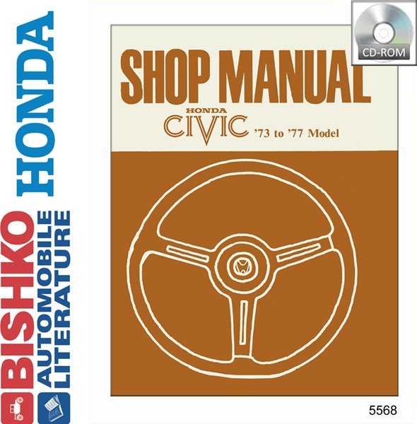 1973–1977 Honda Civic Factory Shop Service Manual