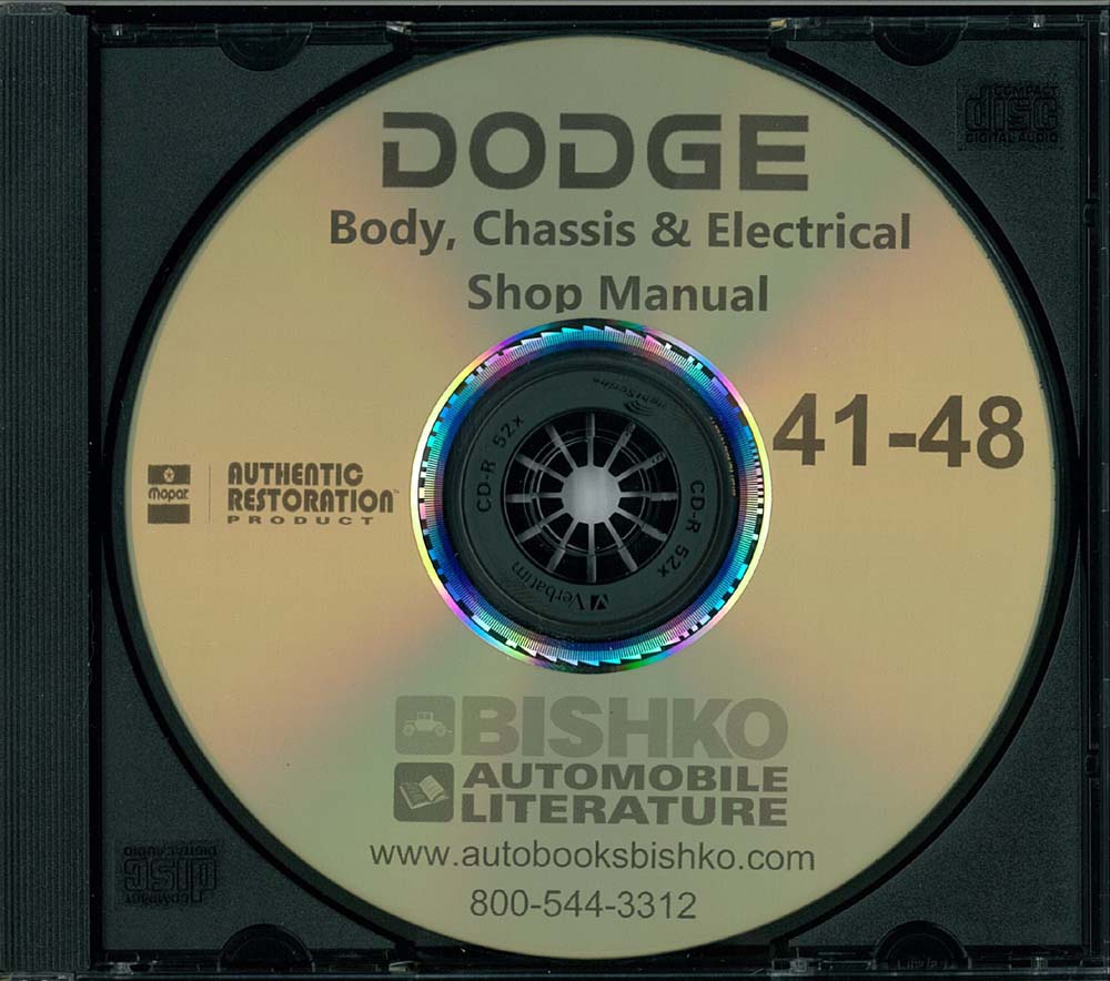 1941-48 DODGE Full Line Body, Chassis & Electrical Repair Shop Manual