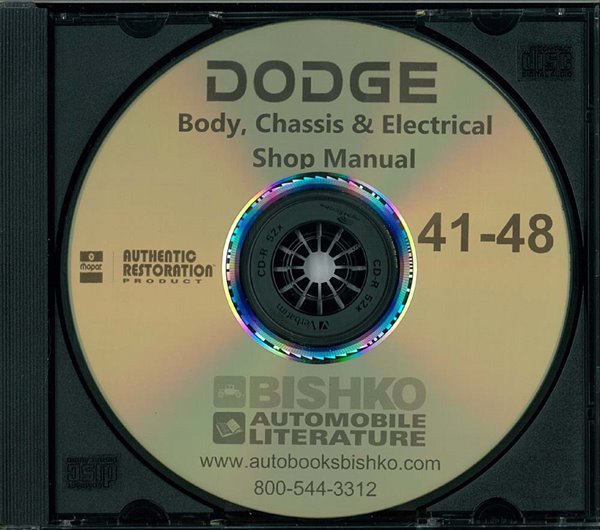 1941–1948 Dodge All Models Factory Shop Service Manual