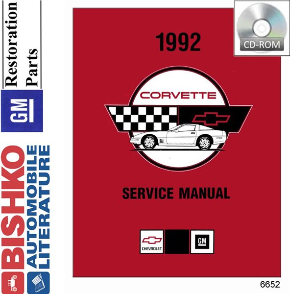 1992 Chevrolet Corvette Factory Shop Service Manual