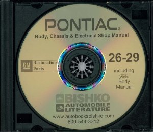 1926–1929 Pontiac ALL MODELS FISHER BODY Factory Shop Service Manual