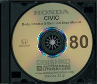 1980 HONDA CIVIC Body, Chassis & Electrical Service Manual