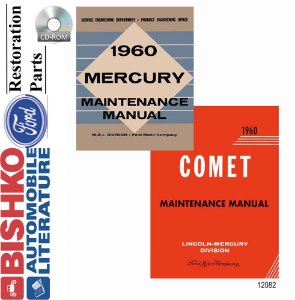 1960 Mercury Mercury Comet Shop Service Repair Manual PDF