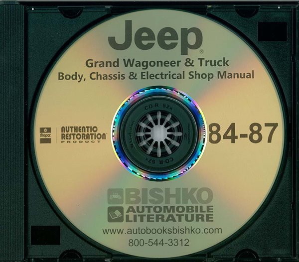 1984–1987 Jeep Grand Wagoneer, Truck Factory Shop Service Manual