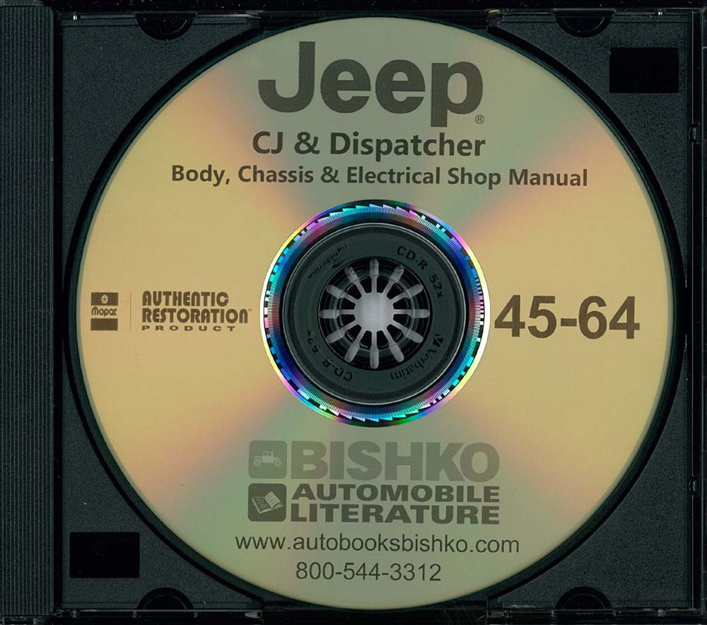 1945-64 JEEP CJ & DISPATCHER Body, Chassis & Electrical Service Manual