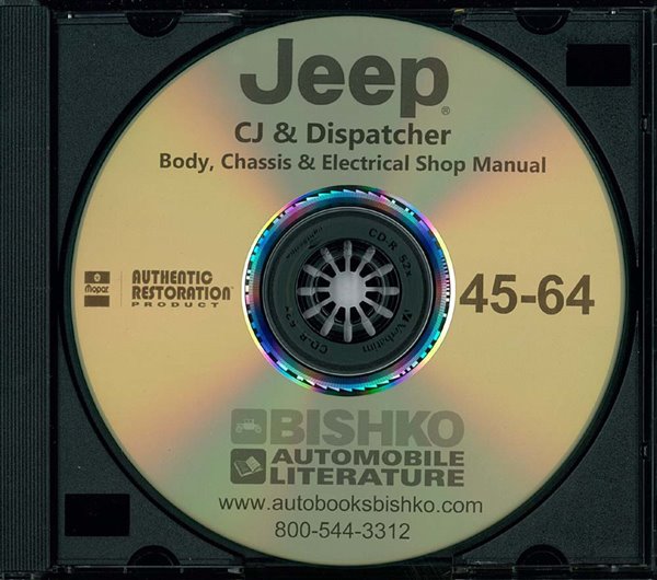 1945–1964 Jeep CJ, Dispatcher Factory Shop Service Manual
