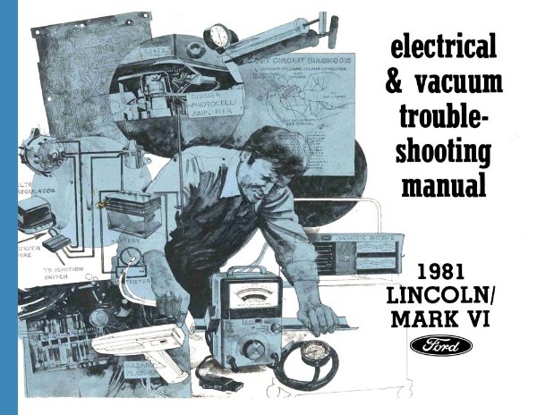 1981 Lincoln Mark VI Wiring Diagrams Manual