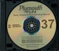 1937 PLYMOUTH P3 & P4 Body, Chassis & Electrical Service Manual sample image
