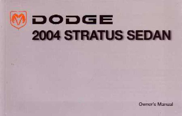 2004 Dodge Stratus Sedan Owner's Manual