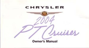 2004 Chrysler PT Cruiser Owner's Manual
