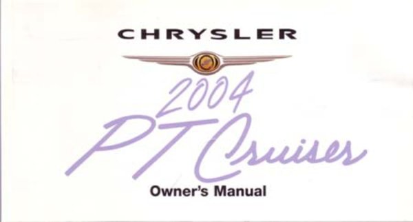 2004 Chrysler PT Cruiser Owner's Manual