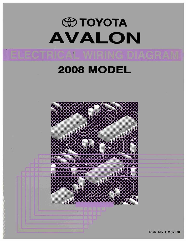 2008 Toyota Avalon Wiring Diagrams Manual
