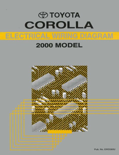 2000 Toyota Corolla Wiring Diagrams Manual