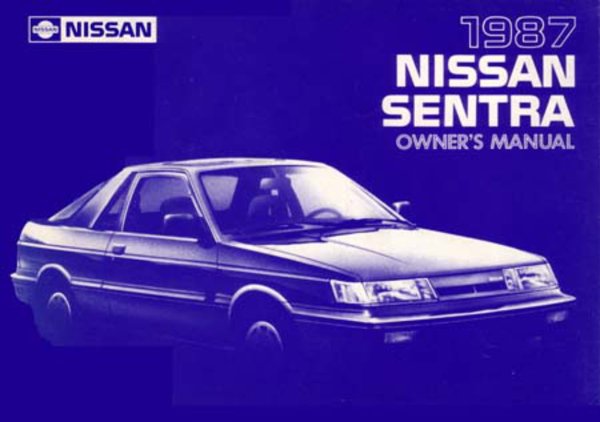 1987 Nissan Sentra Owner's Manual