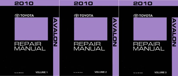 2010 Toyota Avalon Factory Shop Service Manual