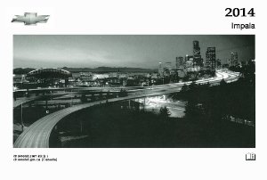 2014 Chevrolet Impala (NOT THE IMPALA LIMITED) Owner's Manual