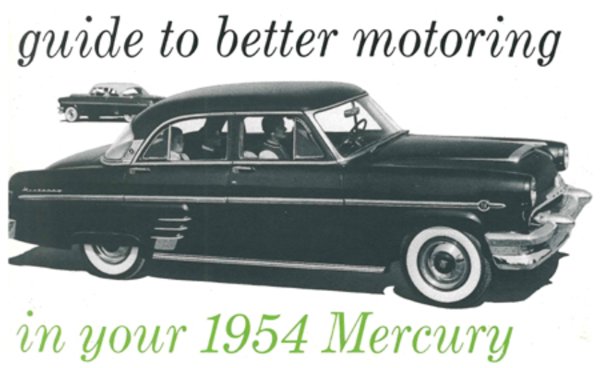 1954 Mercury Custom, Monterey Owner's Manual