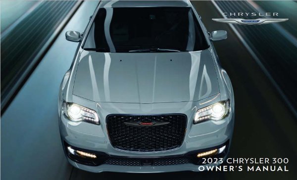 2023 Chrysler 300 Owner's Manual