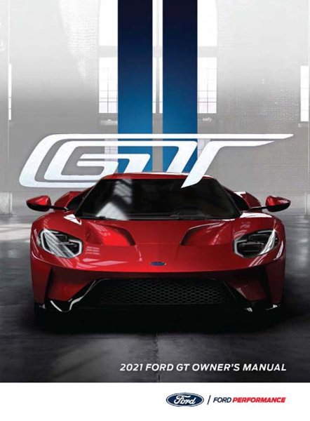 2021 Ford GT Owner's Manual