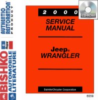 2000 Jeep Wrangler Shop Service Repair Manual PDF sample image